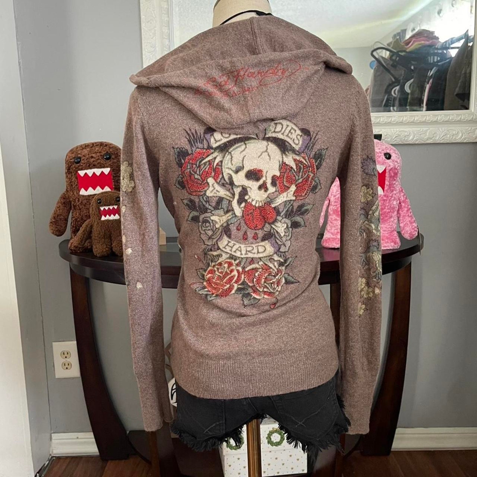 Y2k Ed Hardy Zip Up